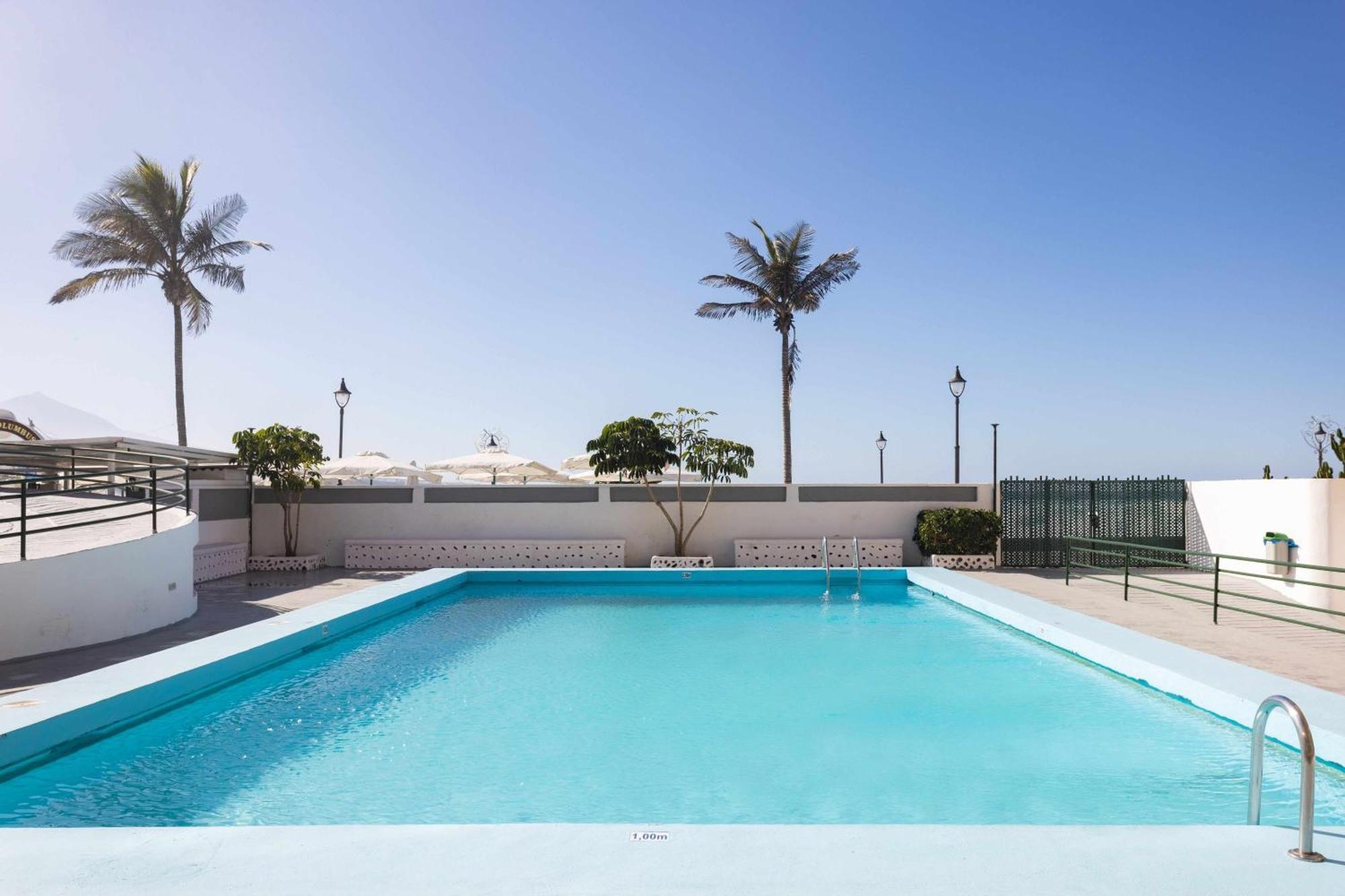 Estudio Oceano Indico Con Piscina Y Mar Y Vistas Lägenhet Santa Cruz de Tenerife Exteriör bild